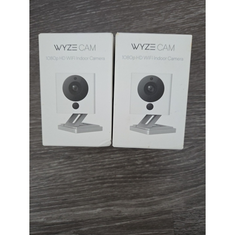 Lot of 2 Wyze Cam WYZEC2 Indoor Smart Home Security Camera